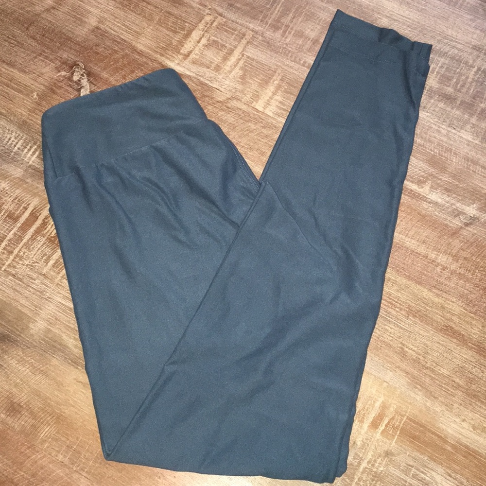 LULAROE OS Dark Turquoise Leggings.
